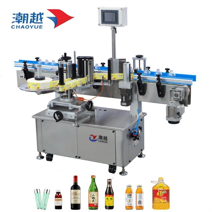 Machine d’étiquetage de bouteilles rondes entièrement automatique